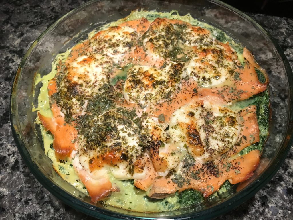Spinat Lachs Auflauf Low Carb - nm-fitcoach.ch by Nicolas