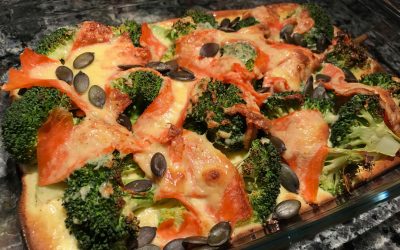Broccoli-Lachs-Gratin